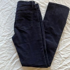 LOFT Midnight Navy Corduroy Pants Modern Bootcut